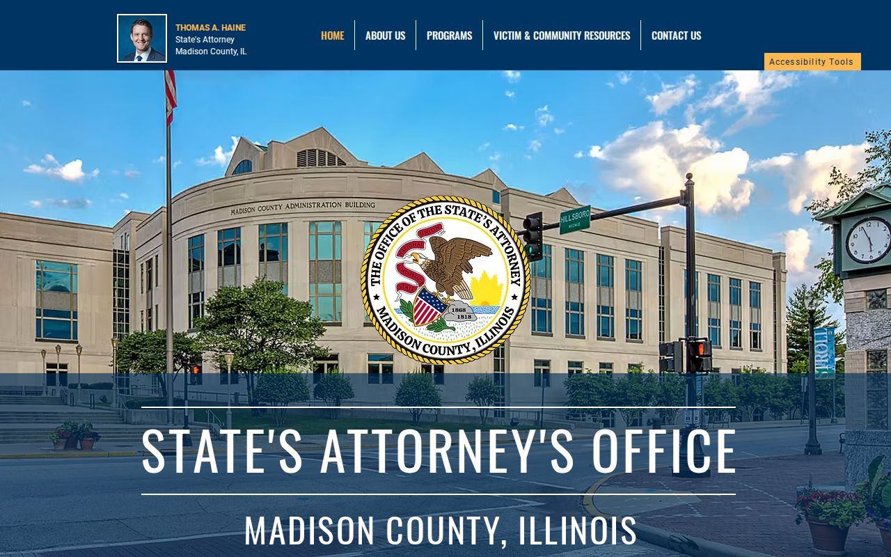 Madison County criminal history State's Attorney prosecution portal
